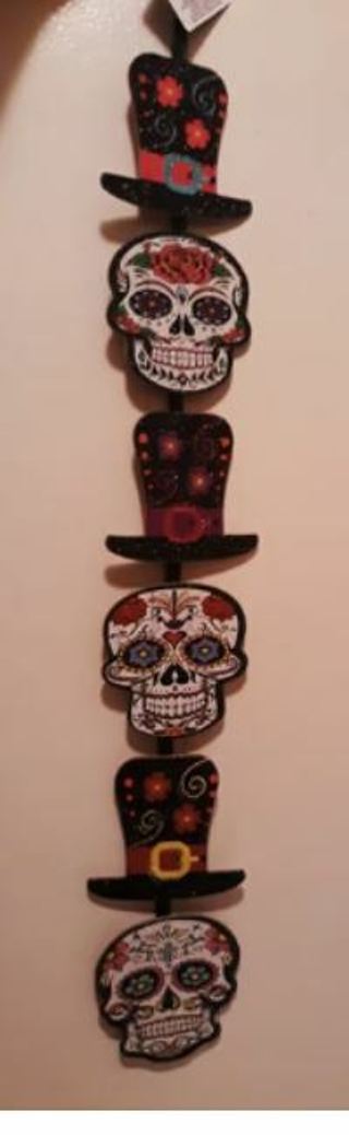 ヘ(◕。◕ヘ) Sugar Skull/Day of the Dead Halloween Decoration