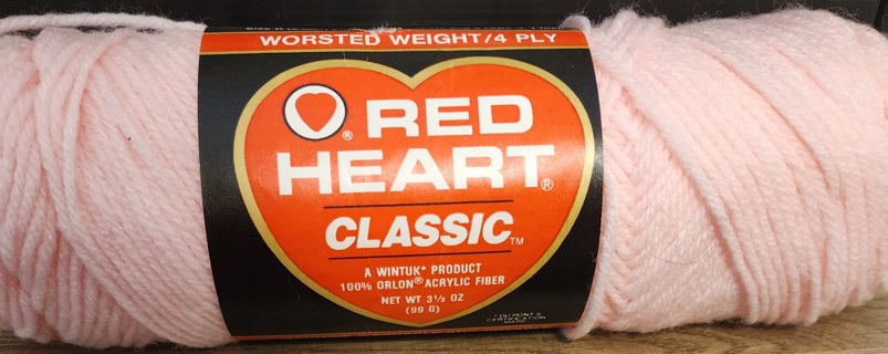 NEW - Red Heart Classic Yarn - "Lily Pink"