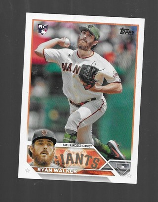 2023 TOPPS RYAN WALKER ROOKIE #58