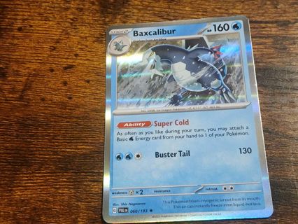 Pokemon Baxcalibur holo rare 060/193