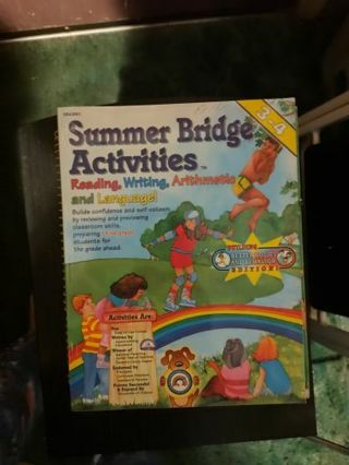 New Unused Book Summer Bridge Activities grade 3-4