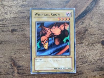 Yu-Gi-Oh Card 1st Edition Whiptail Crow