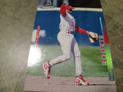 1997 PINNACLE ROOKIE POKEY REESE CINCINNATI REDS BASEBALL CARD# 175