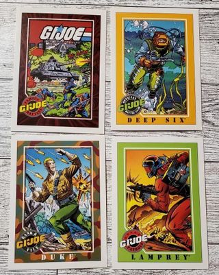 4 GI Joe 1991 Cards!