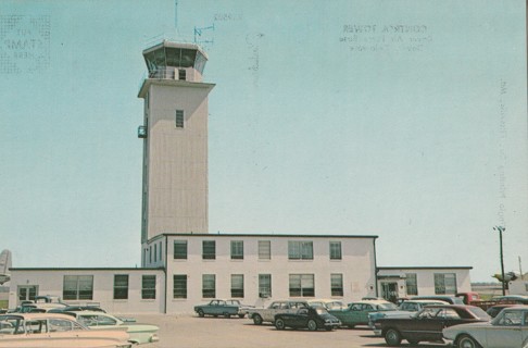 Vintage Unused Postcard: c: Delaware: Control Tower, Dover Air Force Base, Dover