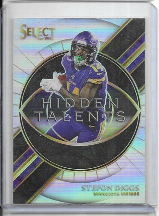 Stefon Diggs 2021 Select Hidden Talents Prizms Silver #HT20