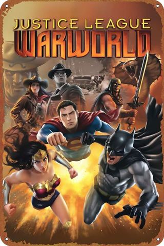 "Justice League: Warworld" HD "Vudu or Movies Anywhere" Digital Code