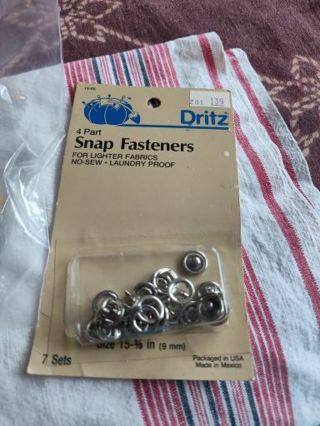 Snap Fasteners and pins