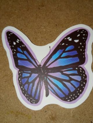 Butterfly Cool nice vinyl sticker no refunds regular mail only Very nice quality!