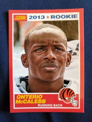 2013 Score Red Rookie Onterio McCalebb