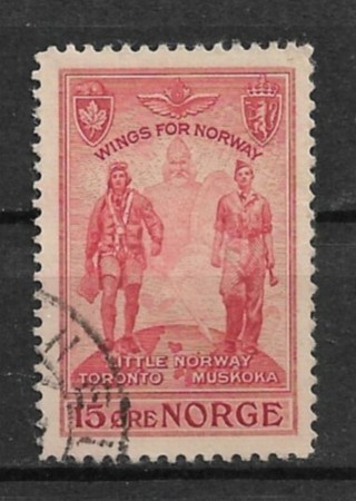 1946 Norway Sc274 "Wings for Norway" used 