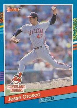 Jesse Orosco 1991 Donruss Cleveland Indians