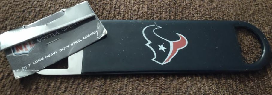 New heavy duty Houston Texans NFL Football Steel metal bottle opener