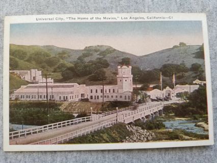 Unused 1930 Early Universal Studio Post Card