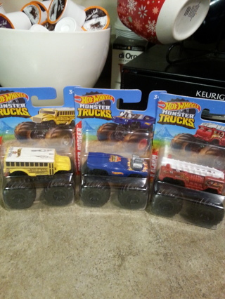 3 New Hot Wheels