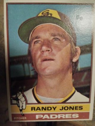 1976 TOPPS RANDY JONES SAN DIEGO PADRES BASEBALL CARD# 310