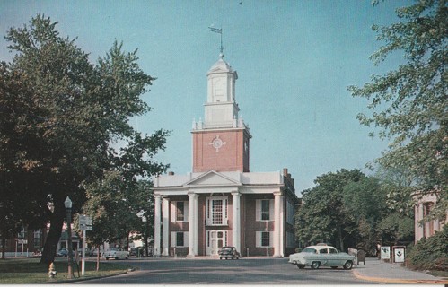 Vintage Unused Postcard: c: Delaware: Sussex County Courthouse, Georgetown