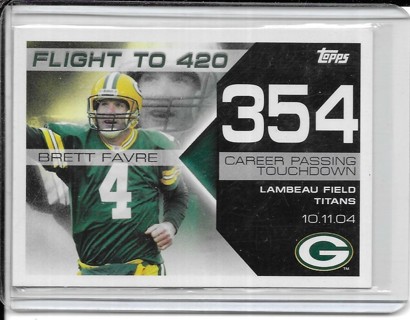 Brett Favre 2008 Topps Flight to 420 #BF354