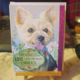 Cherish, Love, Embrace - Design Blank Note Card