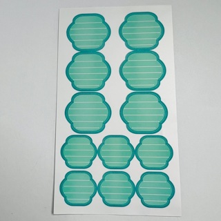 Teal Mason Jar Peel & Stick Labels Pioneer Woman 