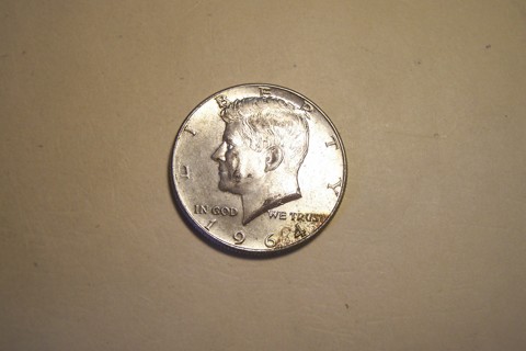 Silver 1964 Kennedy Half Dollar JFK