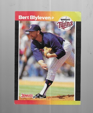 1989 DONRUSS BERT BLYLEVEN #119