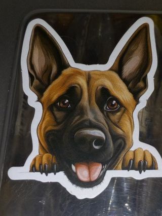 Dog nice one vinyl sticker no refunds regular mail only Very nice quality!