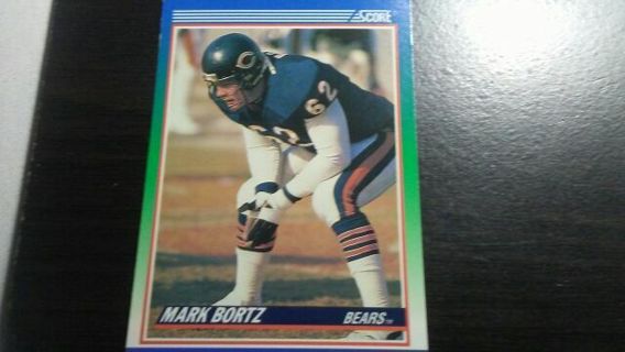 1990 SCORE MARK BORTZ CHICAGO BEARS FOOTBALL CARD# 405