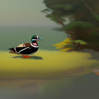 Listia Digital Collectible: What a Gorgeous Wood Duck