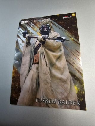 2018 Star Wars Tusken Raider card Topps Finest