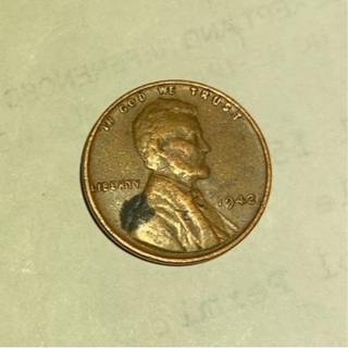 1942 LINCOLN WHEAT CENT 