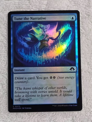 MTG Tune the Narrative FOIL - Modern Horizons 3 Magic Gathering Card #75