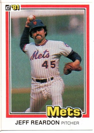 1981 Donruss Jeff Reardon Rookie #156