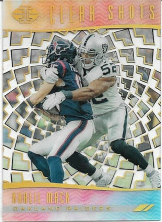 2017 ILLUSIONS KHALIL MACK CLEAR SHOTS ACETATE INSERT CARD