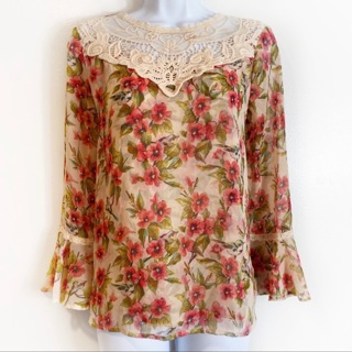 Disney Collection Lauren Conrad Womens Size M Snow White Blouse 