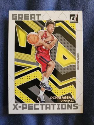 2022-23 Donruss Great X-Pectations Ochai Agbaji