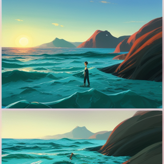 Listia Digital Collectible: Ocean sunset