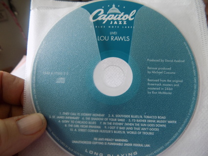 Lou Rawls Live CD