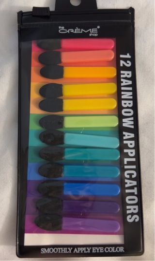 Brand New: Pack of One Dozen Rainbow Applicators! Smooth Way To Color Your World