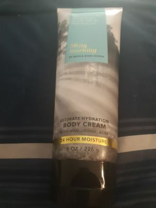 BBW misty morning body cream