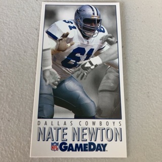 1992 GameDay - [Base] #377 Nate Newton