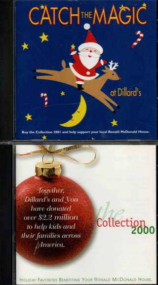 Pair of Christmas CDs from Dillard's - 2000 and 2001 - Various Artists