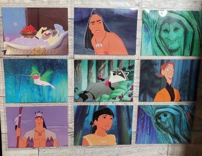 9 Pocahontas Cards