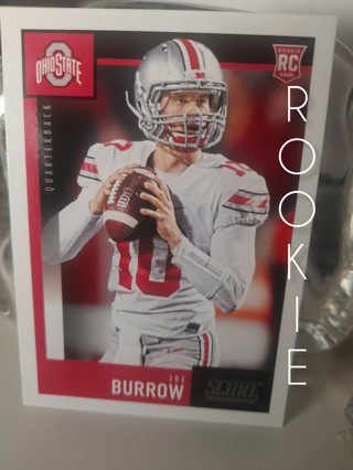 ROOKIE Joe Burrow Score OHIO STATE RC Bengals