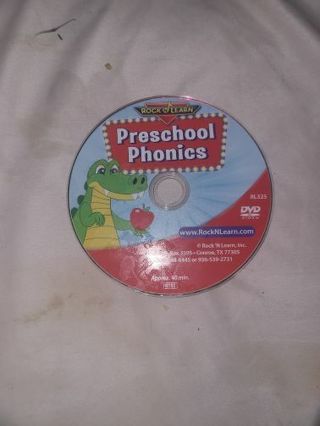 Preschool phonics