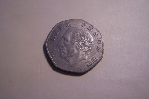 Mexico - 1981 - 10 Pesos Coin - Father Hidalgo, Mexican Eagle