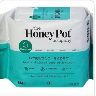 The Honey Pot Co. Pads 13 Ct