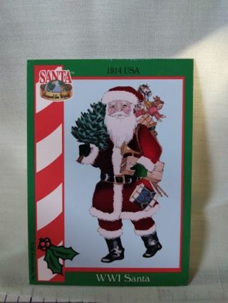 Santa Around The World Trading Card # F8