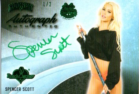 2024 Benchwarmer Emerald Spencer Scott Autograph 1/2