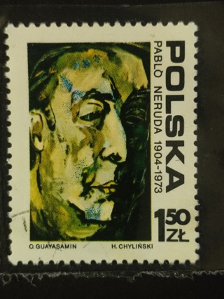 Polska 1.50zt-Paplo Neruda Stamp